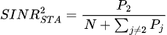 SINR formula